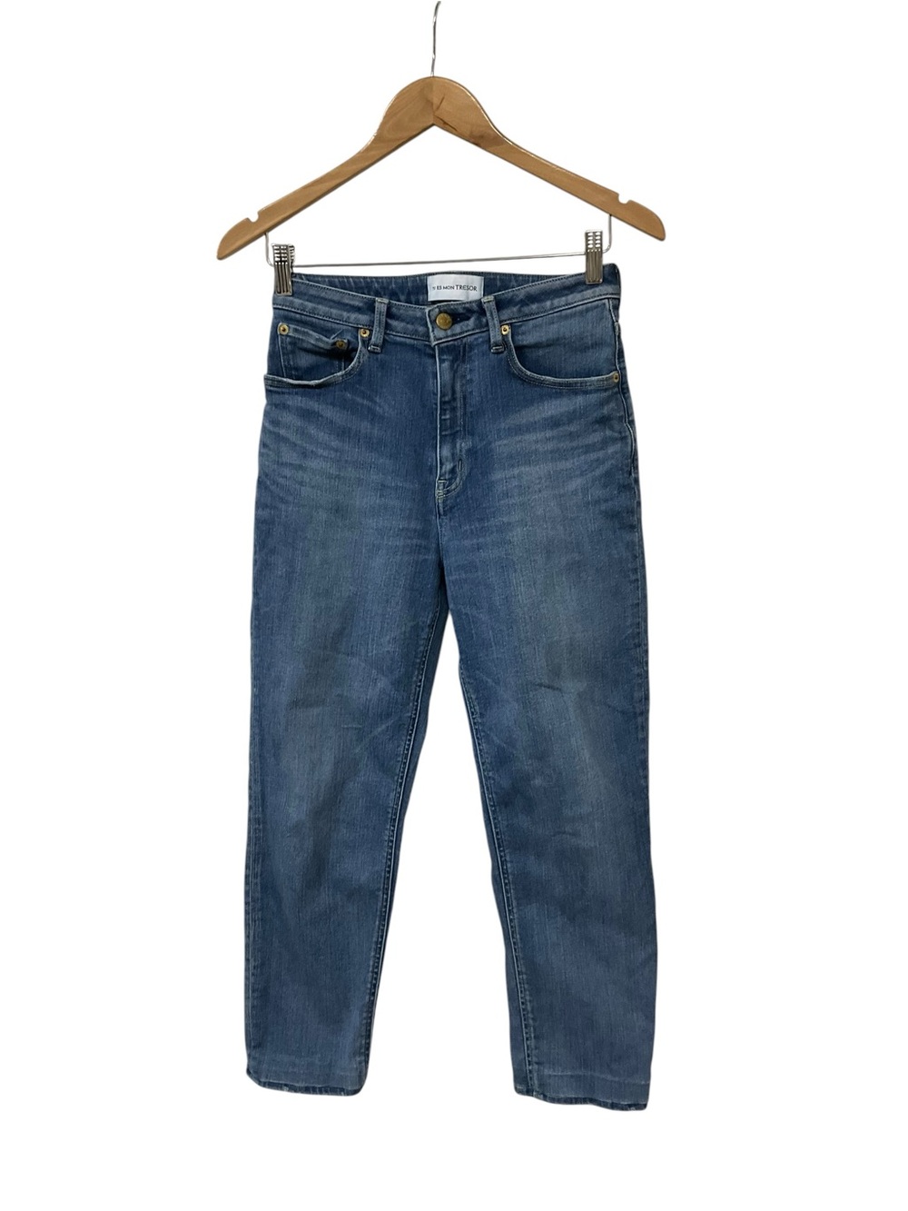 Tu Es Mon Tresor Sapphire Crop Jeans 26
